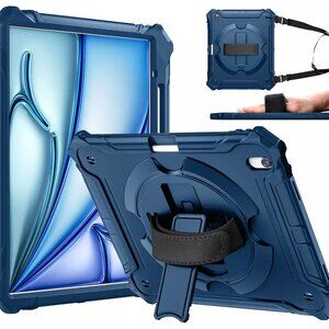 ZtotopCases For New IPad Air 13 Inch (M2) Case 2024 With Pencil Holder, Shockpro